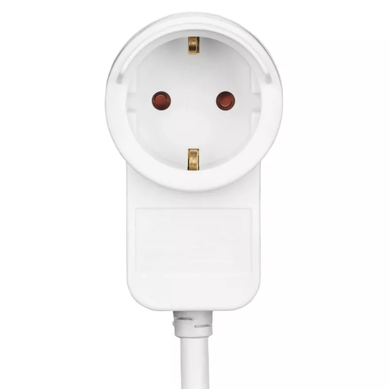 Hama Powerplug stroomverlenging 3 m 2 AC-stopcontacten binnen wit
