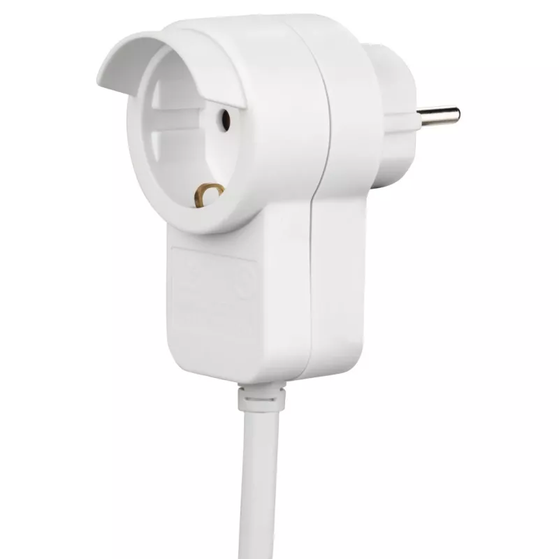 Hama Powerplug stroomverlenging 3 m 2 AC-stopcontacten binnen wit