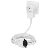 Hama Powerplug stroomverlenging 3 m 2 AC-stopcontacten binnen wit