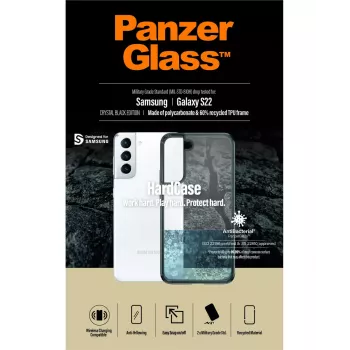 HardCase hoesje PanzerGlass voor Samsung Galaxy S22 transparant