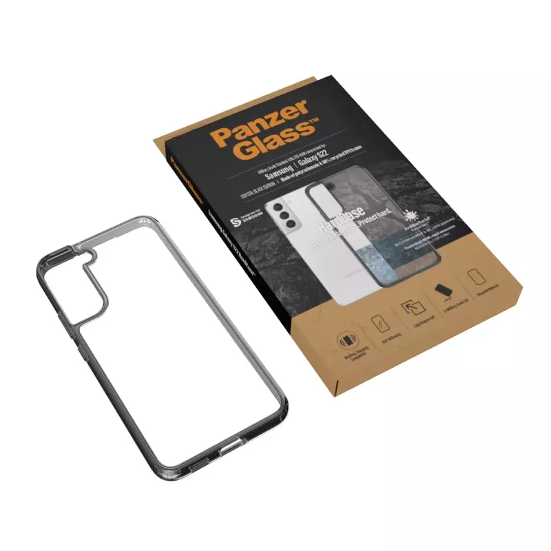 HardCase hoesje PanzerGlass voor Samsung Galaxy S22 transparant