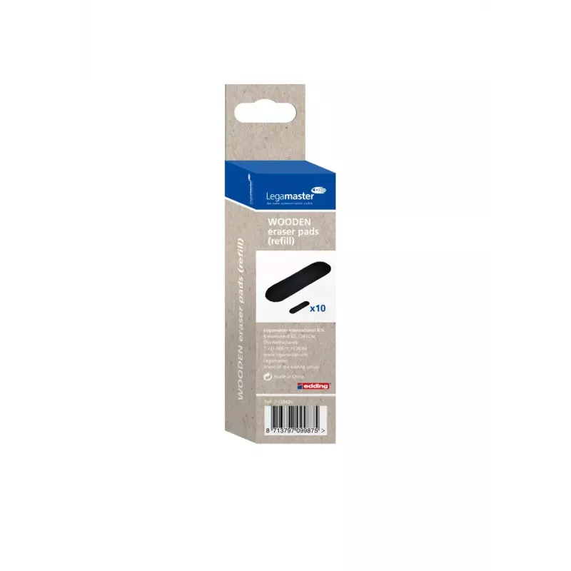 Viltpad-set Legamaster WOODEN 10 stuks