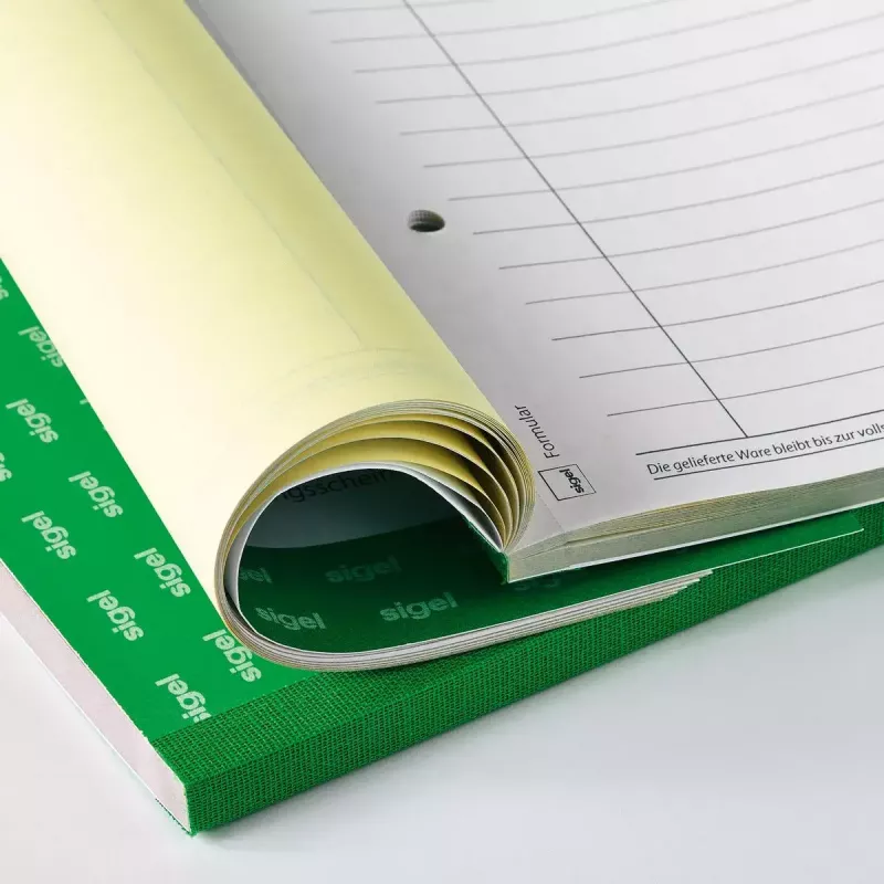 Geschäftsformular Sigel SD001 groen A5 80 vel