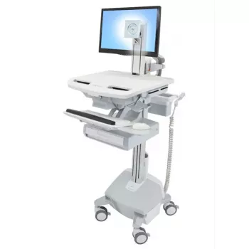 Multimedia-wagen Ergotron StyleView aluminium grijs wit