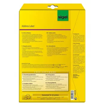 Adresetiket Sigel LA315