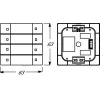 Busch-Jaeger 6127/01-84 KNX-tastsensor, 4-voudig, studiowit