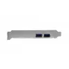 EXSYS EX-11049 interne USB 3.2 Gen 1 PCIe-adapter zwart zilver