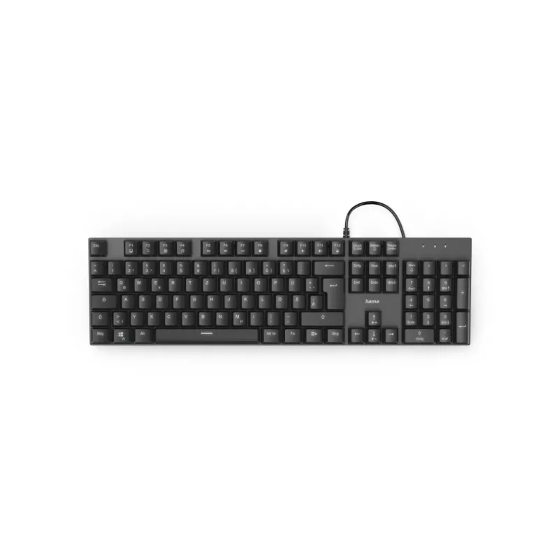 Hama MKC-650 toetsenbord kantoor USB QWERTZ Duits antraciet, zwart