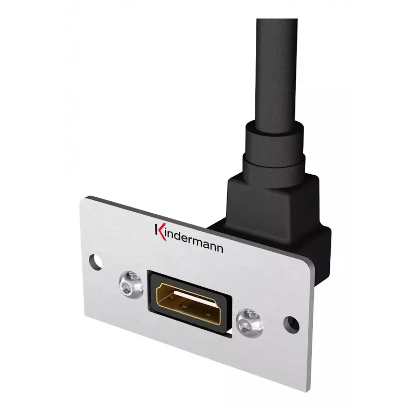Kindermann Konnect 50 alu HDMI-aansluiting, modulaire frontplaat, inklikbaar