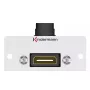 Kindermann Konnect 50 alu HDMI-aansluiting, modulaire frontplaat, inklikbaar