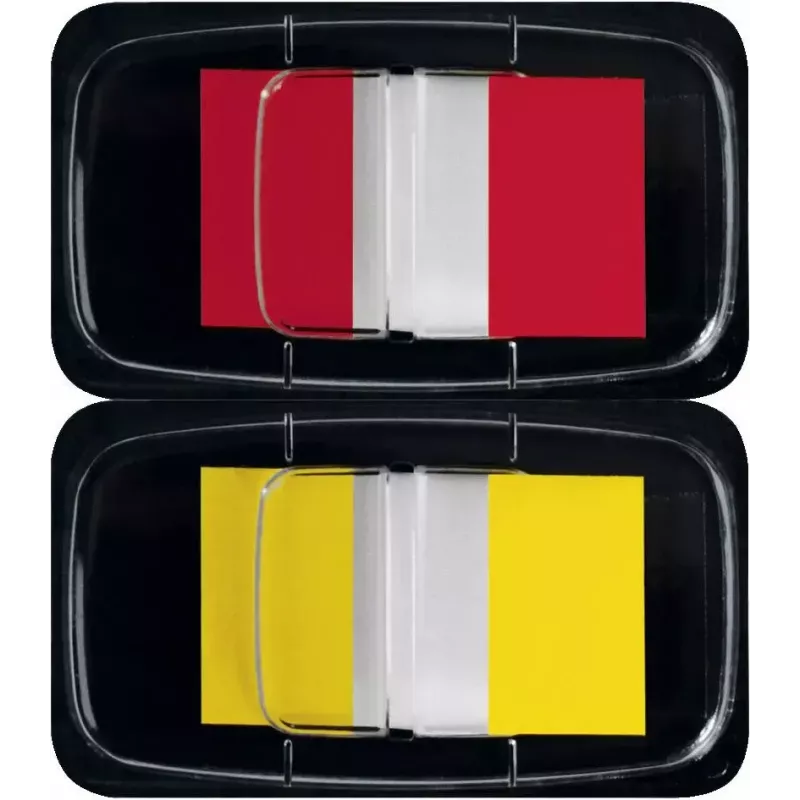 Bladwijzers Sigel HN496 flexibel rood geel 100 stuks
