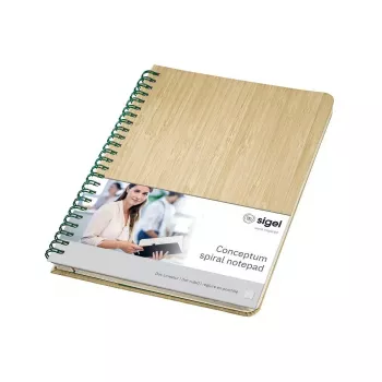 Schrijfblok Sigel Conceptum A5 160 vel bamboe beige