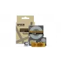 Labeltape Epson LK-5SBM zwart zilver thermotransfer 1,8 cm