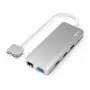 Hama 00200133 laptop-dock/poortreplicator USB 3.2 Gen 1 (3.1 Gen 1) Type-C zilver, wit