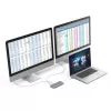 Hama 00200133 laptop-dock/poortreplicator USB 3.2 Gen 1 (3.1 Gen 1) Type-C zilver, wit