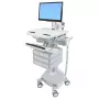 Multimediawagen Ergotron StyleView aluminium grijs wit
