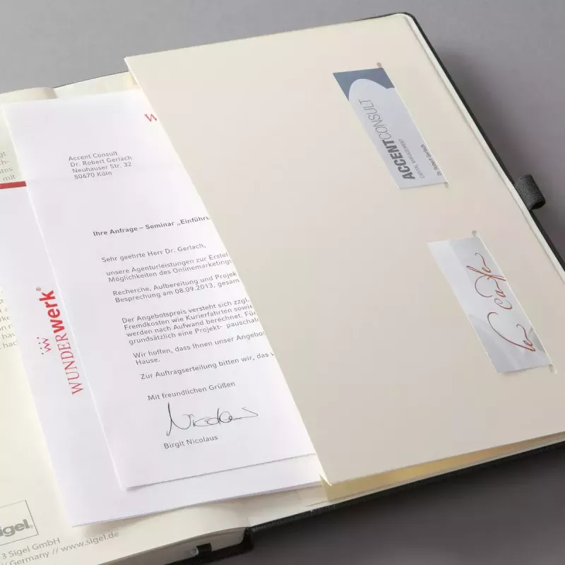 Schrijfblok Sigel CONCEPTUM 194 vel zwart