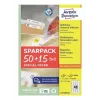 Zelfklevend printeretiket AVERY L4736REV-65 wit 4,57x2,12 cm