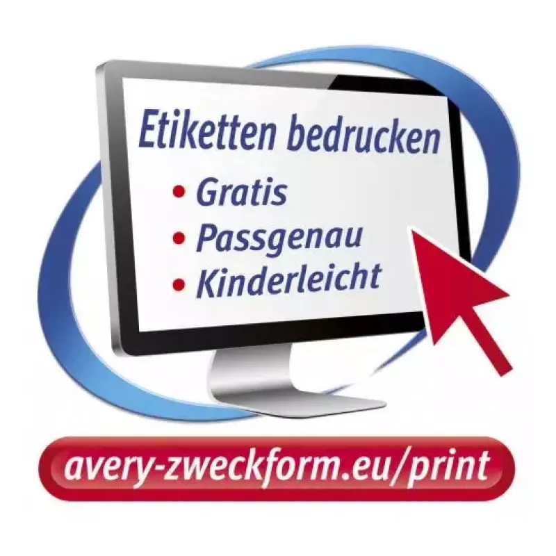Zelfklevend etiket rechthoekig AVERY 3424-200