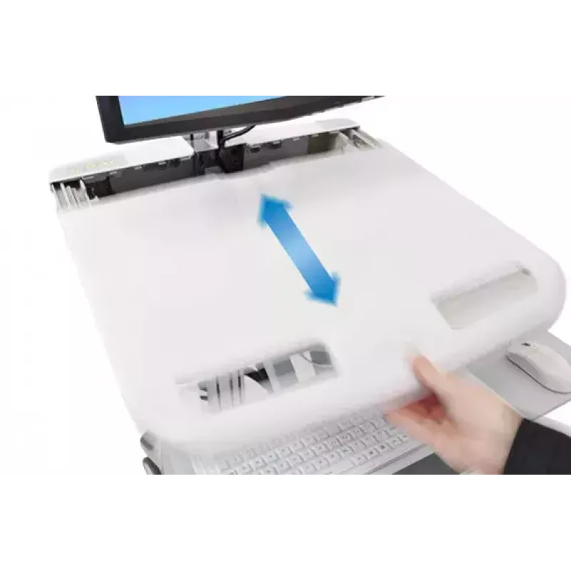 Multimediawagen Ergotron StyleView aluminium grijs wit