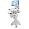 Multimediawagen Ergotron StyleView aluminium grijs wit