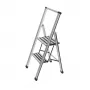 Huishoudtrap Wenko 601011100 aluminium design opvouwbare trap met treden 2 treden