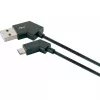 USB-kabel Schwaiger LKW 120 M 1,2 m USB A naar micro-USB B zwart