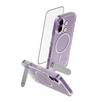 Beschermhoes PanzerGlass CARE Feature Kick 3w1 voor iPhone 17 met geïntegreerd schermglas en cameralensbescherming