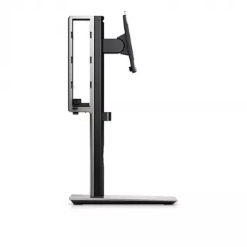 Dell MFS18 Micro Form Factor All-in-One-standaard, 19-27 inch, in hoogte verstelbaar, zwart/zilver