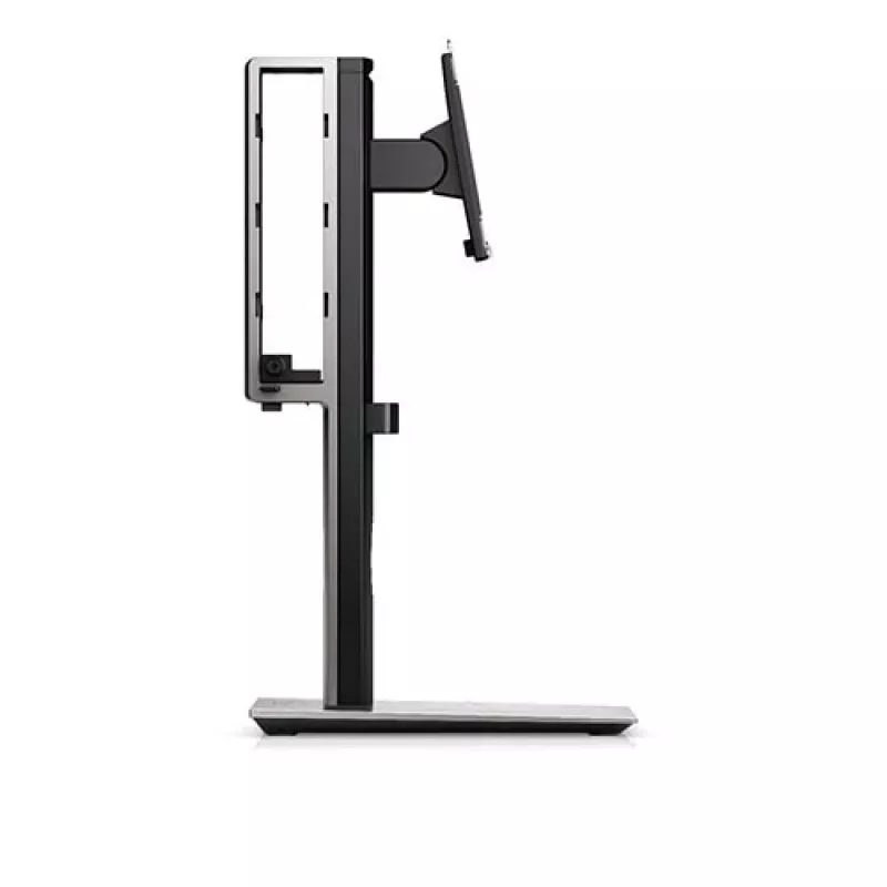 Dell MFS18 Micro Form Factor All-in-One-standaard, 19-27 inch, in hoogte verstelbaar, zwart/zilver
