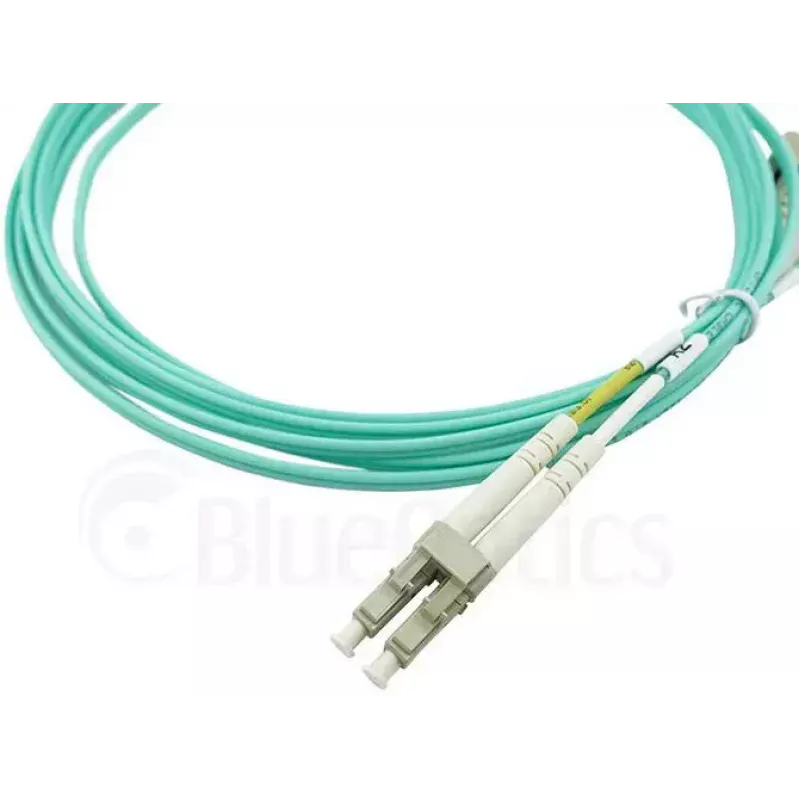 Glasvezelkabel BlueOptics AJ833A 0,5 m LC OM3 Aqua