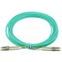 Glasvezelkabel BlueOptics AJ833A 0,5 m LC OM3 Aqua
