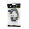 Techly 0,5 m high-speed-HDMI-kabel met ethernet A/A M/M zwart ICOC HDMI-4-005