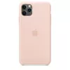 Hoesje Apple iPhone 11 Pro Max siliconenhoes roze zand