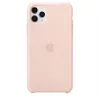 Hoesje Apple iPhone 11 Pro Max siliconenhoes roze zand
