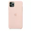 Hoesje Apple iPhone 11 Pro Max siliconenhoes roze zand