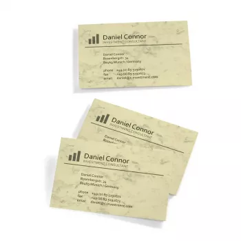 Visitekaartje Sigel DP744 laser/inkjet beige 100 stuks