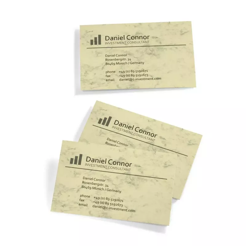 Visitekaartje Sigel DP744 laser/inkjet beige 100 stuks