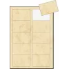 Visitekaartje Sigel DP744 laser/inkjet beige 100 stuks