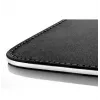 Bureaubladonderlegger Sigel eyestyle leer zwart wit