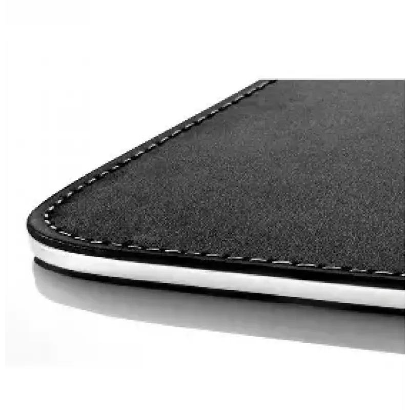 Bureaubladonderlegger Sigel eyestyle leer zwart wit