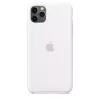 Siliconenhoes voor Apple iPhone 11 Pro Max — siliconen, wit, geschikt voor 6,5 inch