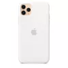 Siliconenhoes voor Apple iPhone 11 Pro Max — siliconen, wit, geschikt voor 6,5 inch