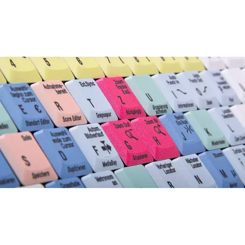 Toetsenbord Logickeyboard LKB-CBASE-AJPU-DE Office USB QWERTZ Duits meerkleurig