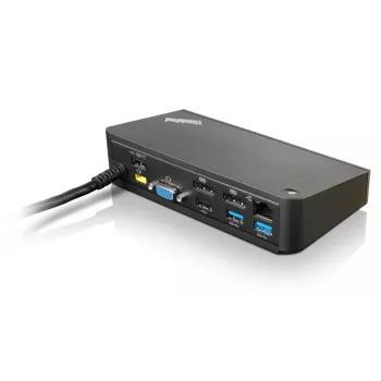 Lenovo 40A40090DK laptop-dockingstation/port-replicator bedraad USB 3.2 Gen 1 (3.1 Gen 1) Type-A zwart