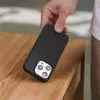 Woodcessories Bio Case telefoonhoesje cover zwart voor iPhone 15 Plus