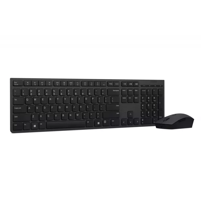 Lenovo 4X31K03931 toetsenbord muis inbegrepen RF Wireless + Bluetooth US Engels zwart