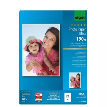 Printerpapier A4 Sigel IP639 glanzend 50 vel wit