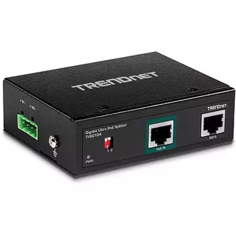 Netwerk-splitter Trendnet TI-SG104 zwart Power over Ethernet PoE