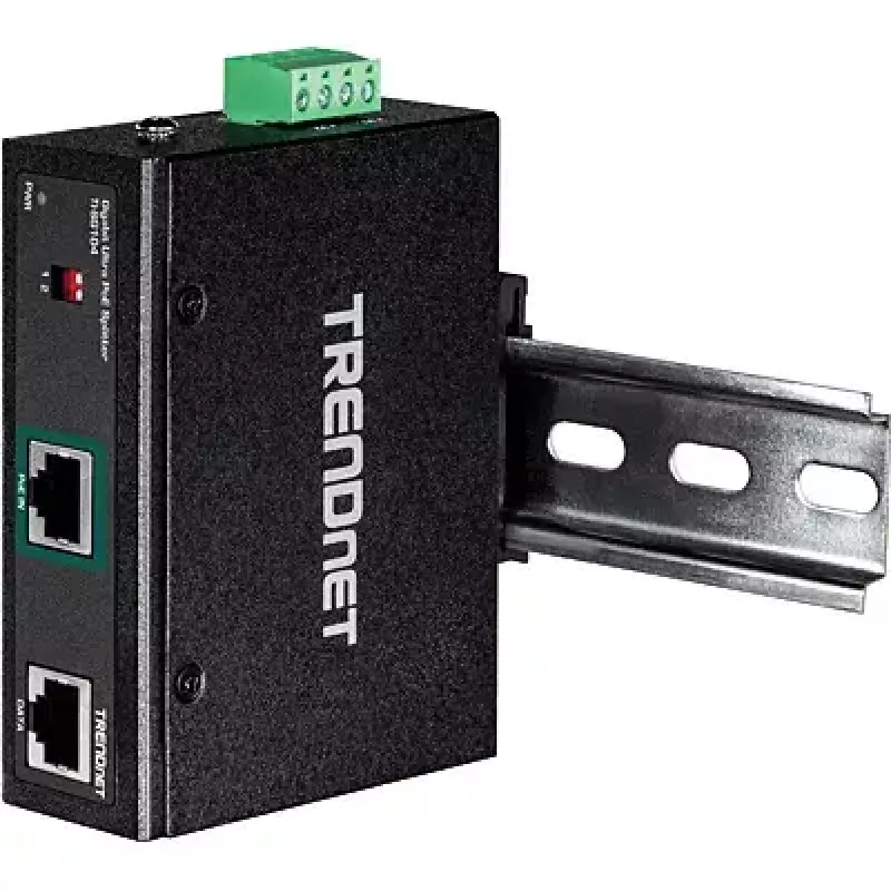 Netwerk-splitter Trendnet TI-SG104 zwart Power over Ethernet PoE